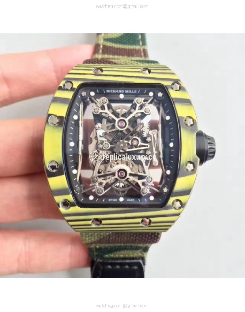 Richard Mille RM50-27-01 NTPT KV Yellow Forged Carbon Black & Skeleton 