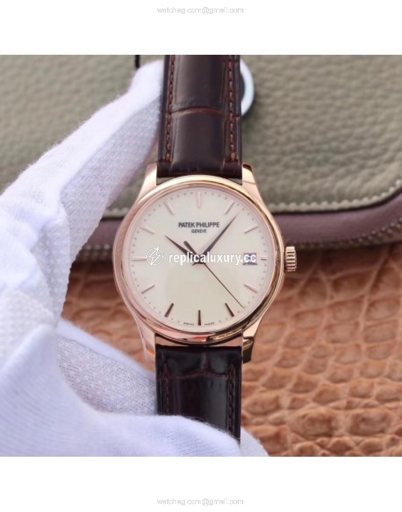 Patek Philippe Calatrava 5227R-001 ZF Rose Gold White 