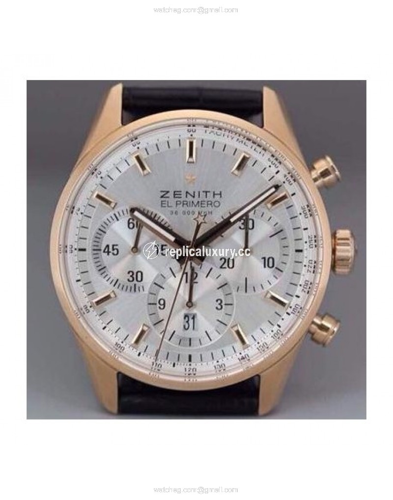 Zenith El Primero Chronograph SS/LE Silver 