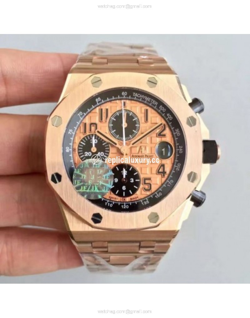 Audemars Piguet Royal Oak Offshore 26470OR.OO.1000OR.01 JF V2 Rose Gold Gold 