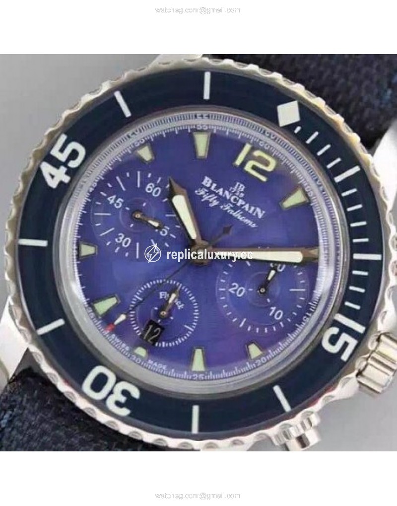 Blancpain Fifty Fathoms Flyback Stainless Steel Blue 