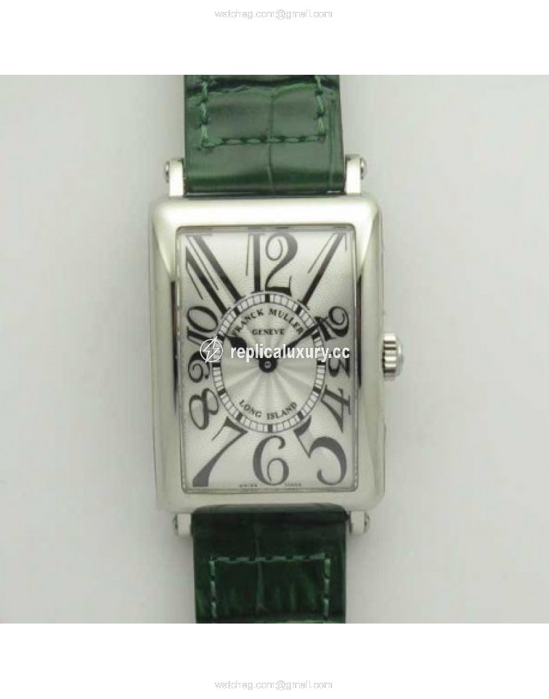 Franck Muller Ladies Long Island 1952 952 QZ GF Stainless Steel Silver 