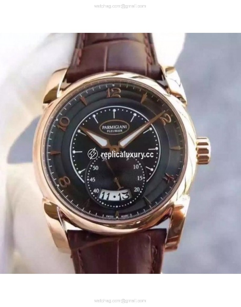 Parmigiani Fleurier Kalpa Tonda PF012506 Rose Gold Black 