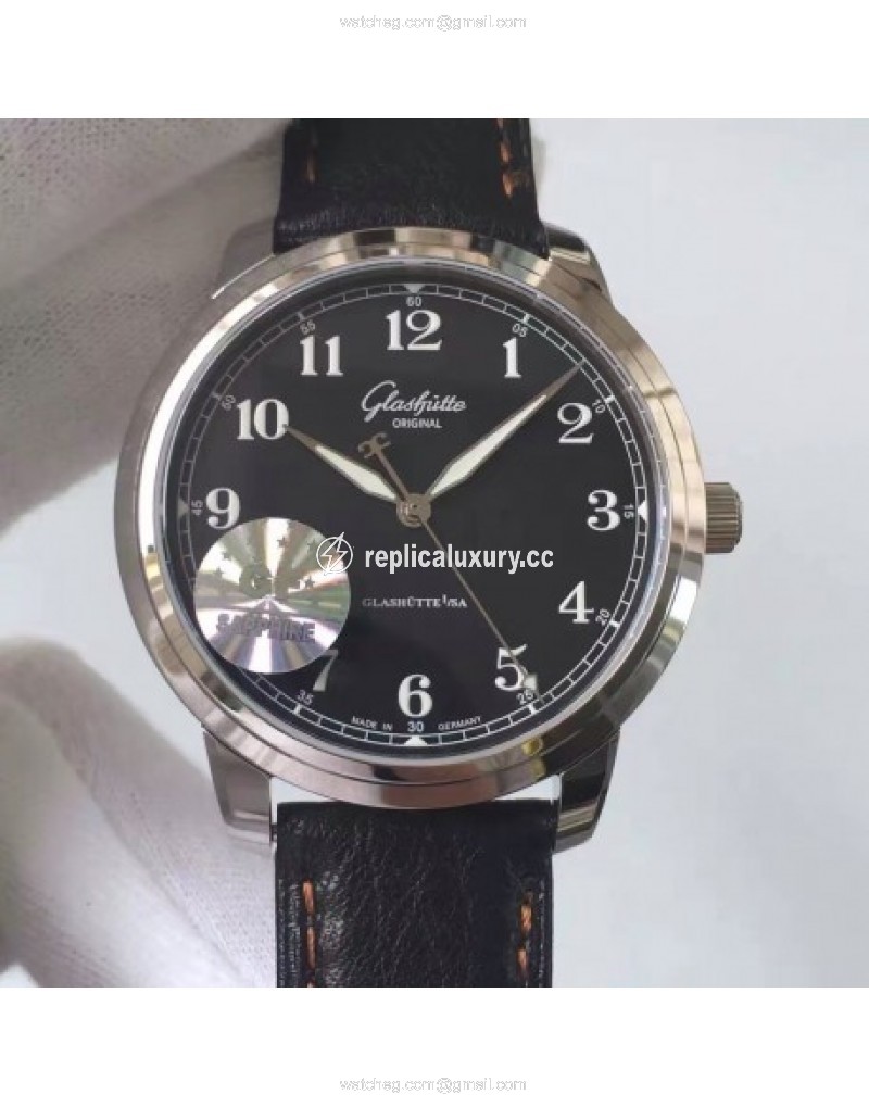 Glashutte Original Senator Excellence 36-01-03-02-01 GF Stainless Steel Black 