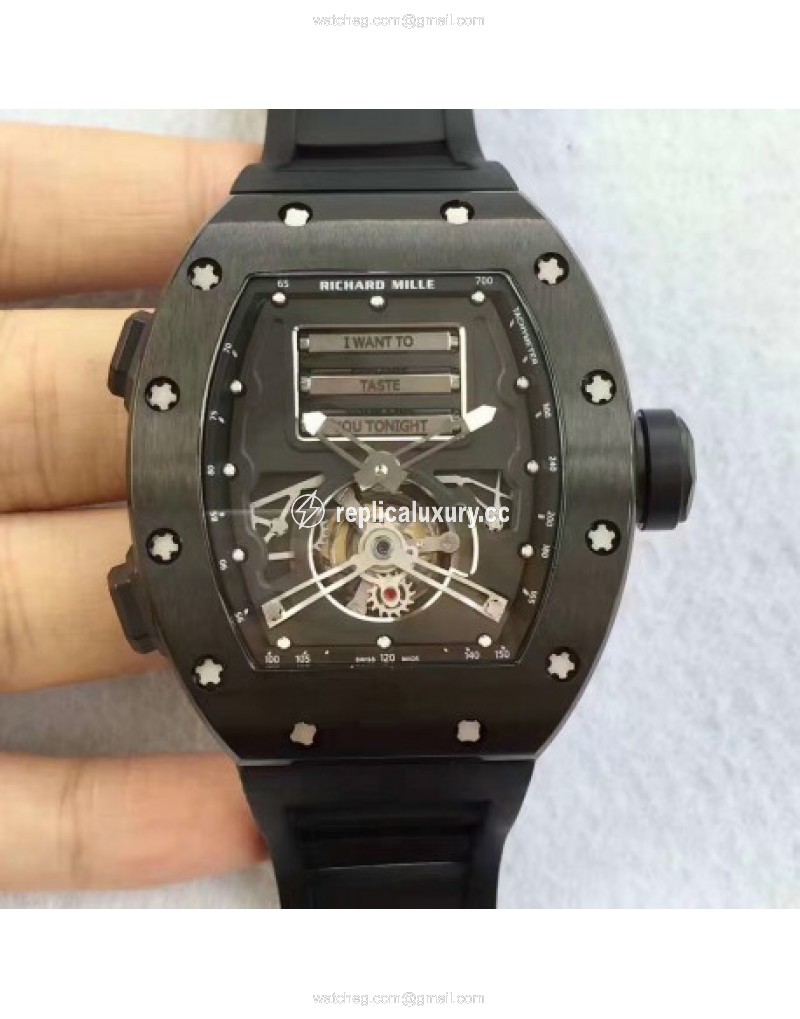Richard Mille RM69 Erotic Tourbillon KV Black Titanium Black 