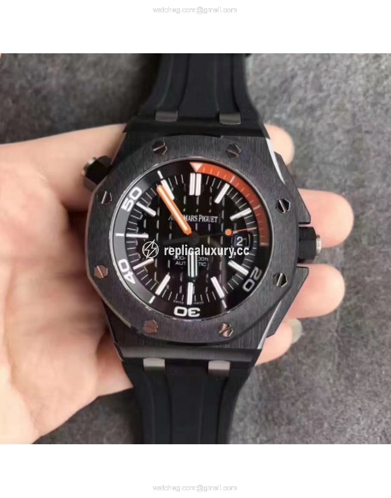 Audemars Piguet Royal Oak Offshore Diver 15707CE.OO.A002CA.01 Noob Black Ceramic Black & Orange 