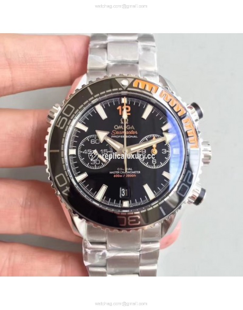 Omega Seamaster Planet Ocean 600M Chronograph 215.30.46.51.01.002 JH Stainless Steel Black 