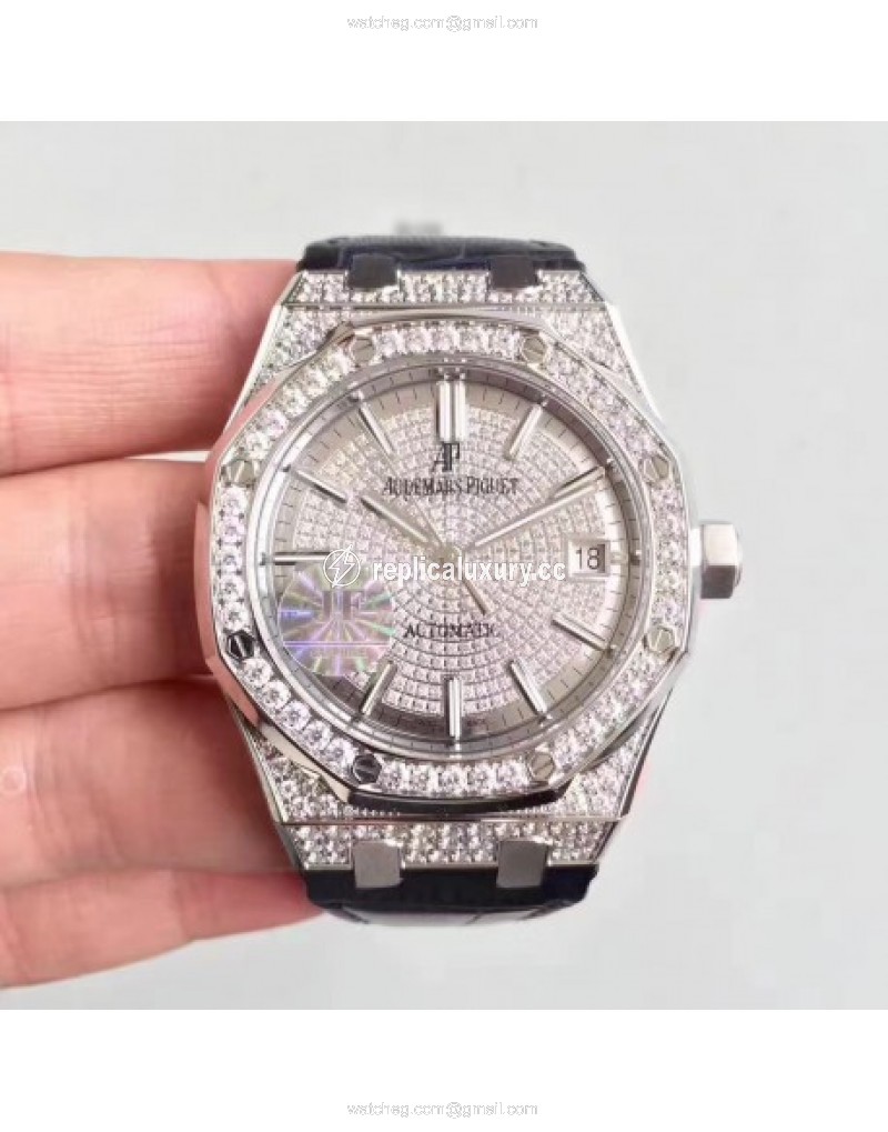 Audemars Piguet Royal Oak 15450 JF Stainless Steel & Diamonds Diamond 