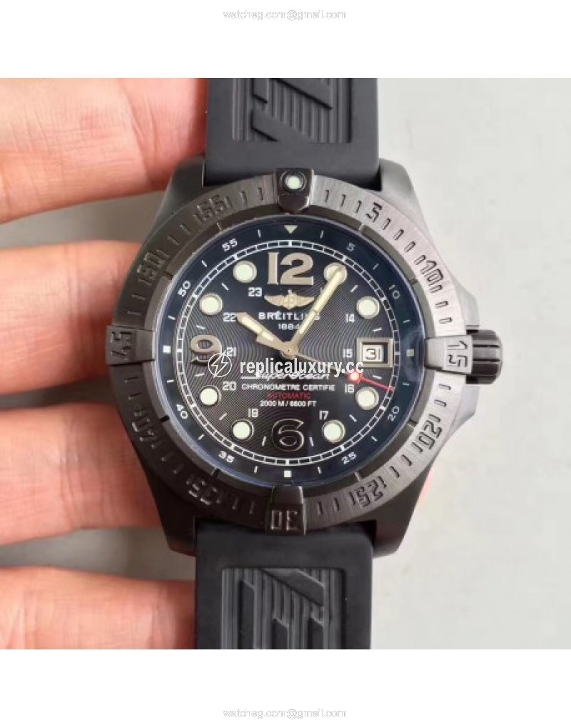 Breitling Superocean Steelfish A17390 Noob PVD Black 