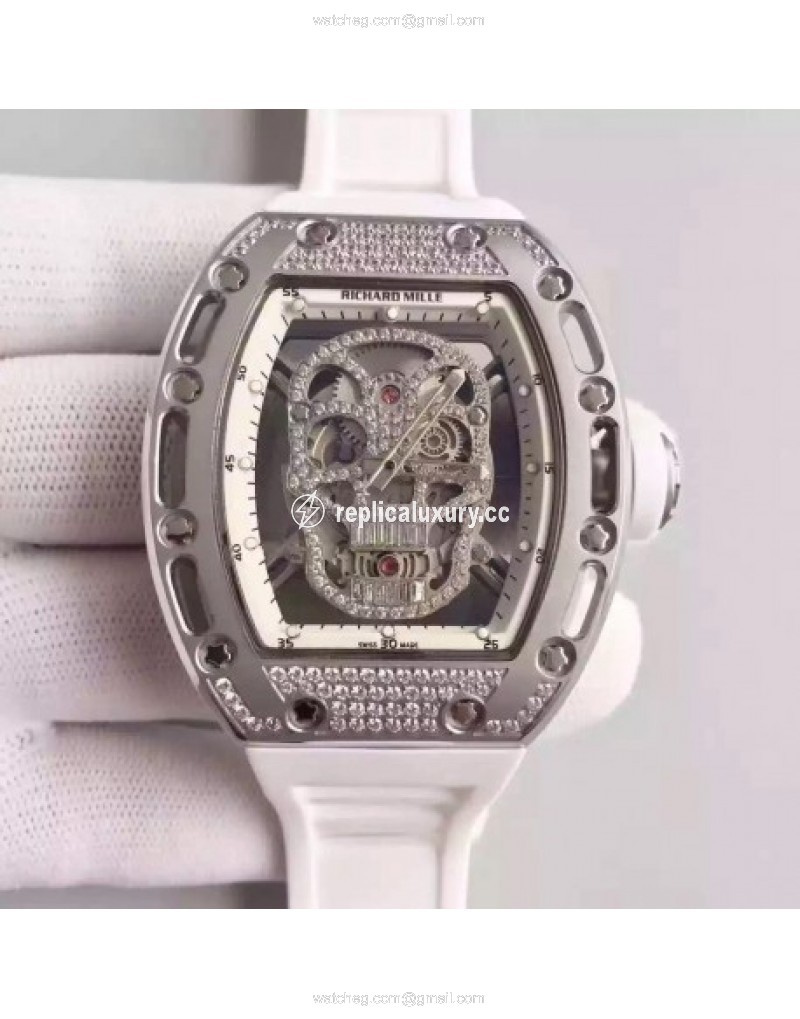 Richard Mille RM052 SF Titanium & Diamond Diamond Skull 