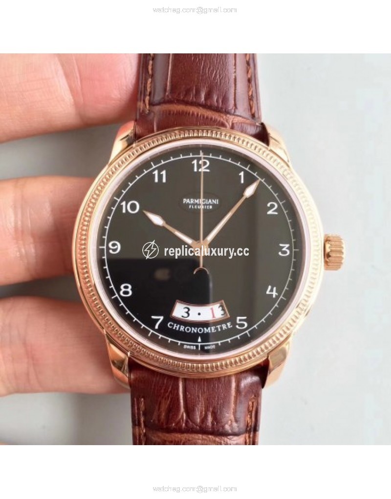 Parmigiani Fleurier Toric PFC423-1601400-HA1441 ER Rose Gold Black 