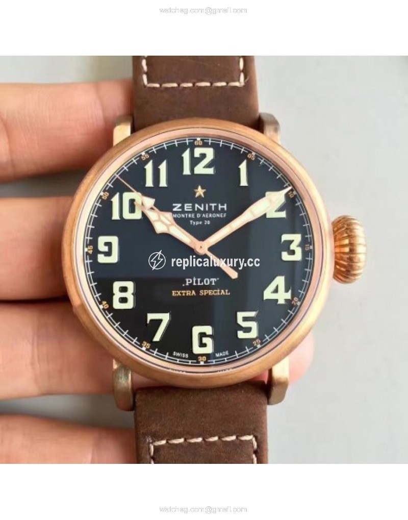 Zenith Pilot Type 20 Extra Special 29.2430.679.21.C753 XF Bronze Black 