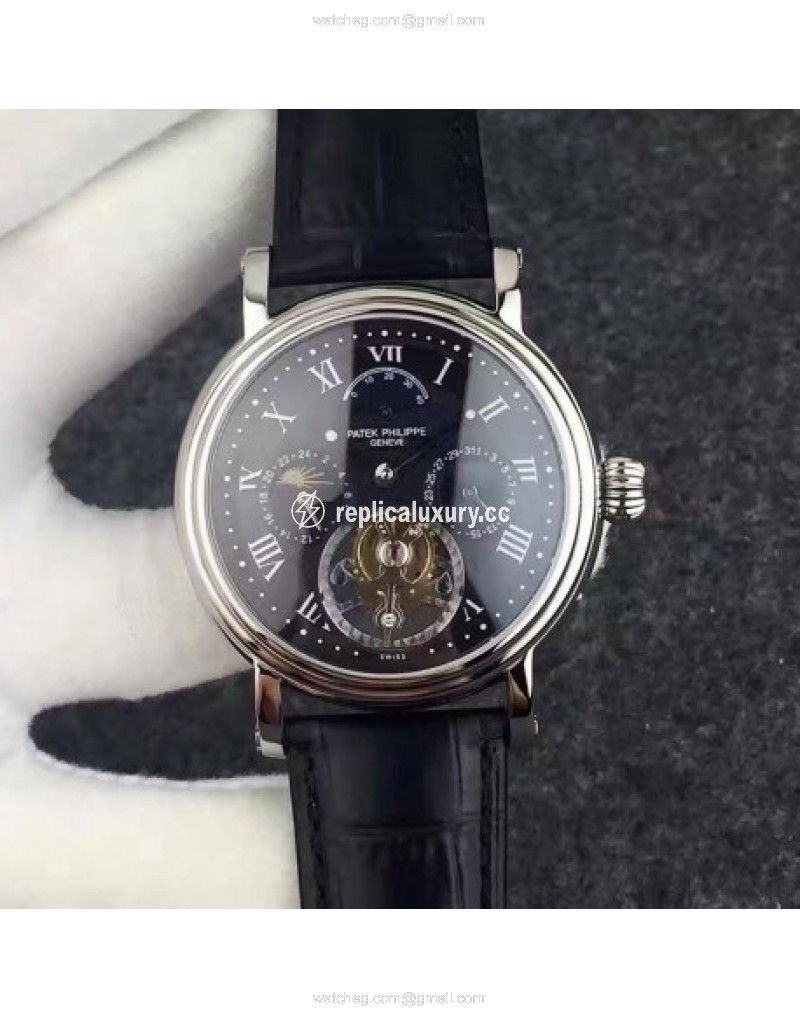 Patek Philippe Grand Complication Tourbillon Stainless Steel Black 