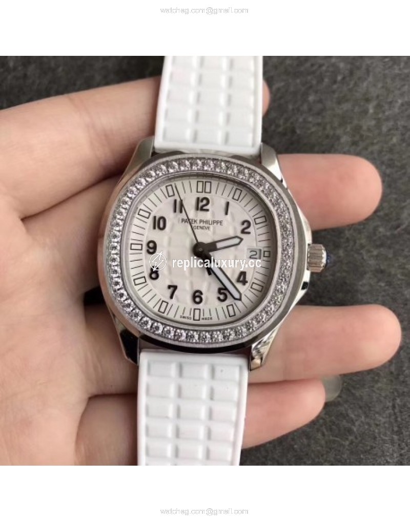 Patek Philippe Aquanaut Luce Ladies 5067A-024 Noob Stainless Steel & Diamonds White 