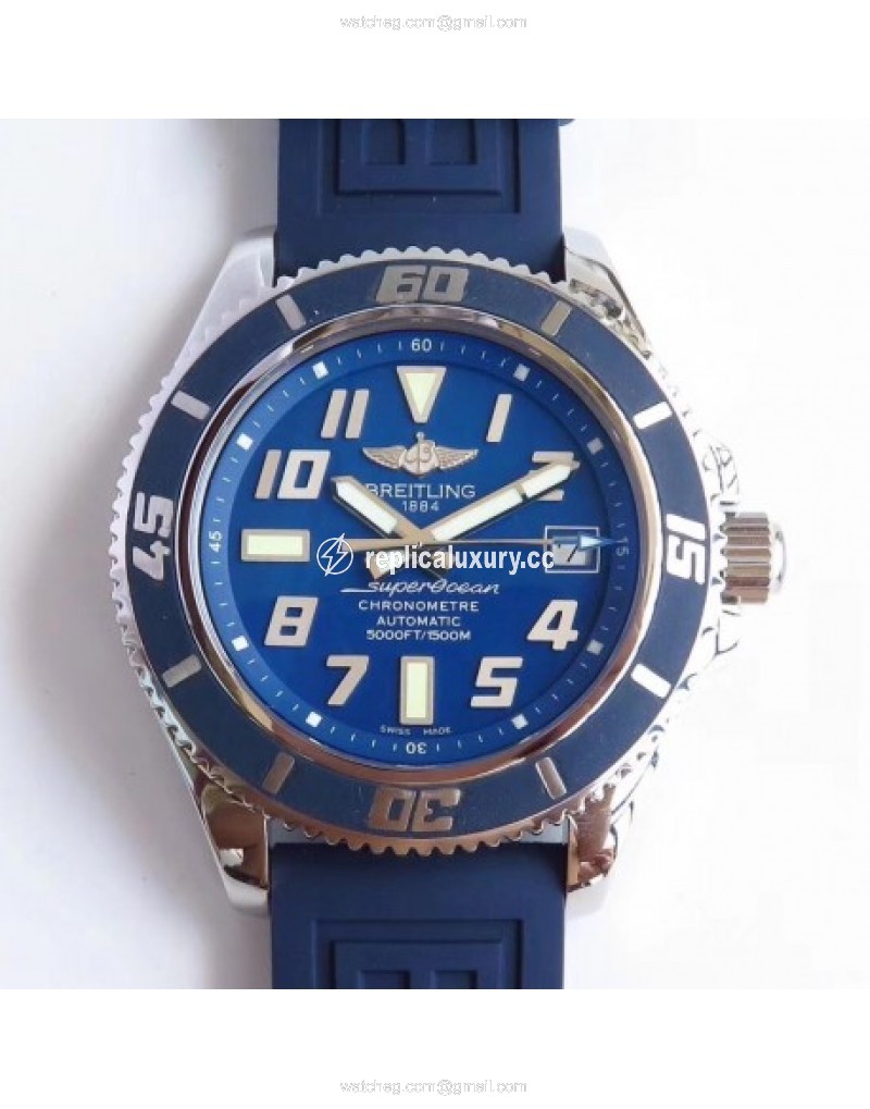 Breitling Superocean 42 A173643B/C868 ZF Stainless Steel Blue 