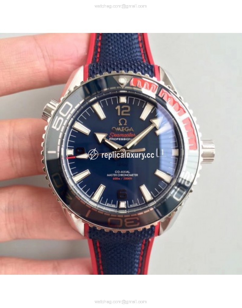 Omega Seamaster Planet Ocean 600M Pyeongchang 2018 522.32.44.21.03.001 OM Stainless Steel Blue 