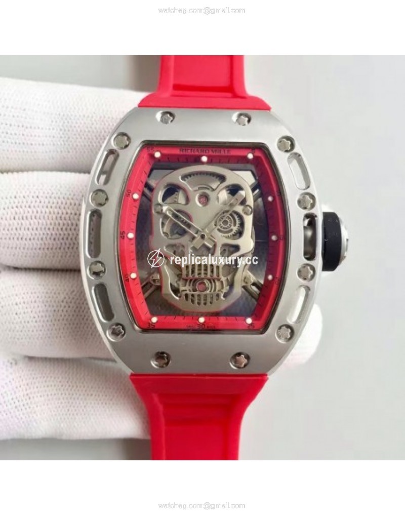 Richard Mille RM052 SF Titanium Skull & Red 