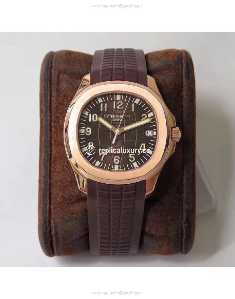 Patek Philippe Aquanaut Jumbo 5167R-001 ZF Rose Gold Chocolate 