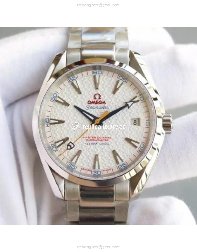Omega Aqua Terra "James Bond" 41MM Stainless Steel White 