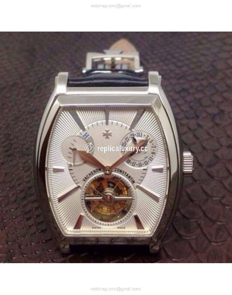 Vacheron Constantin Malte Tourbillon Stainless Steel White 