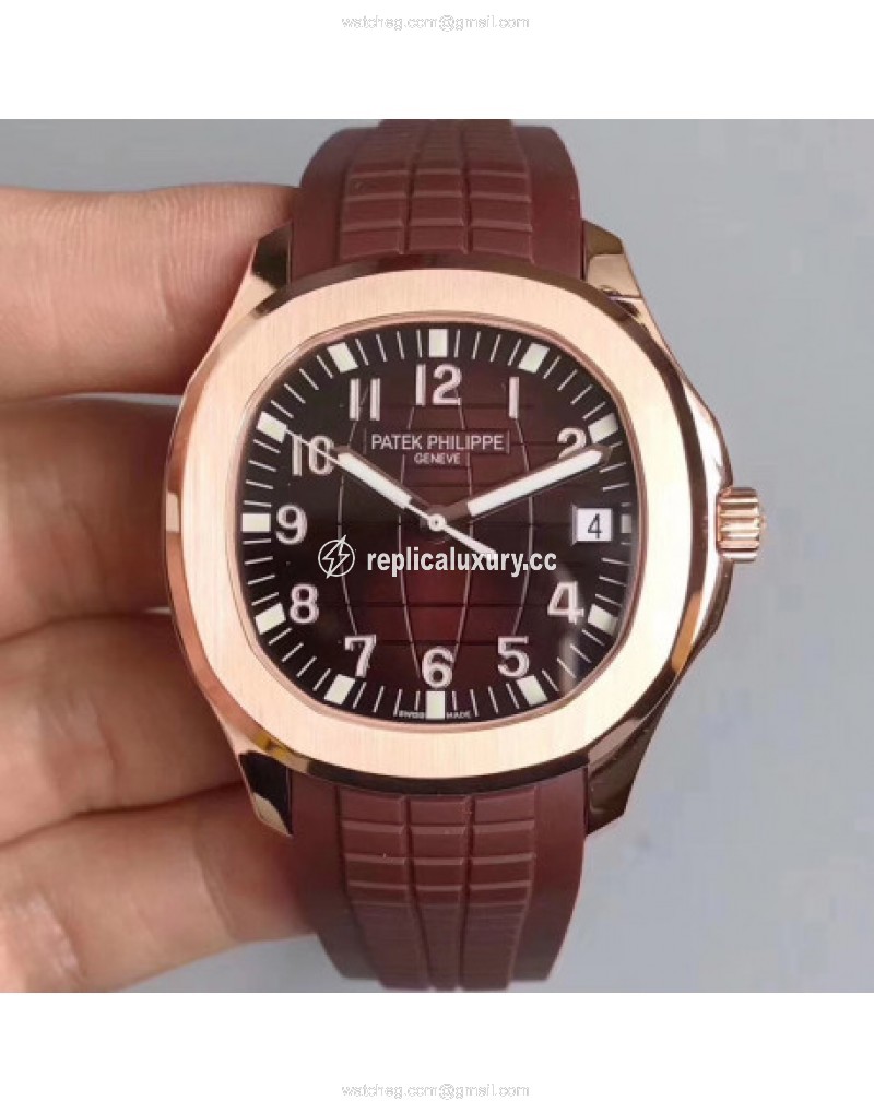 Patek Philippe Aquanaut Jumbo 5167R-001 MP Rose Gold Chocolate 