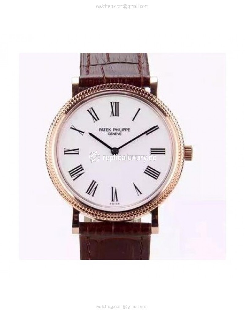 Patek Philippe Calatrava 5120R Rose Gold White 