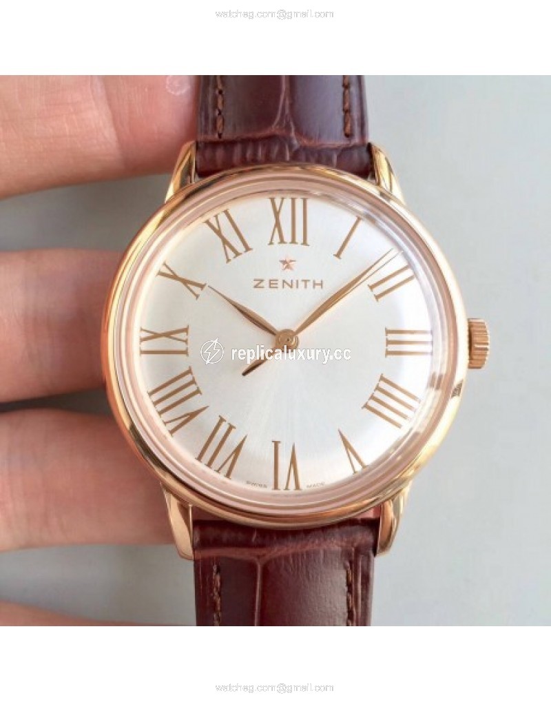 Zenith Elite 6150 150TH Anniversary 18.2270.6150/01.C498 ND Rose Gold Silver 