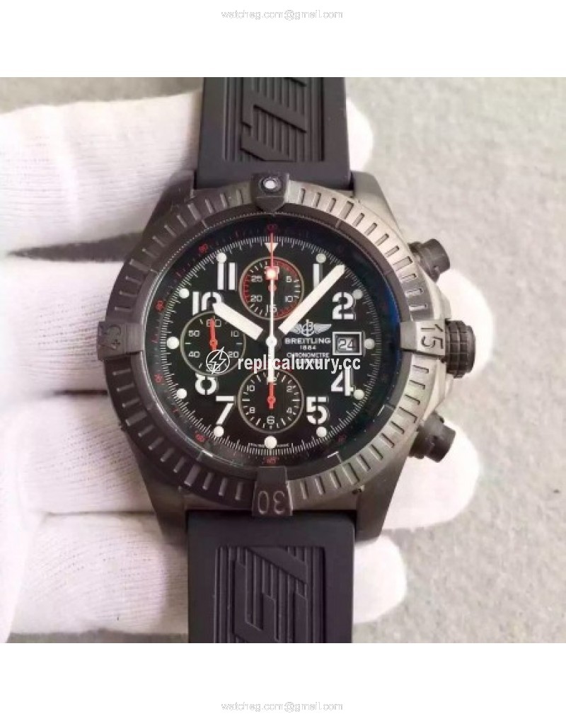Breitling Super Avenger Limited Edition M13370 Noob PVD Black 