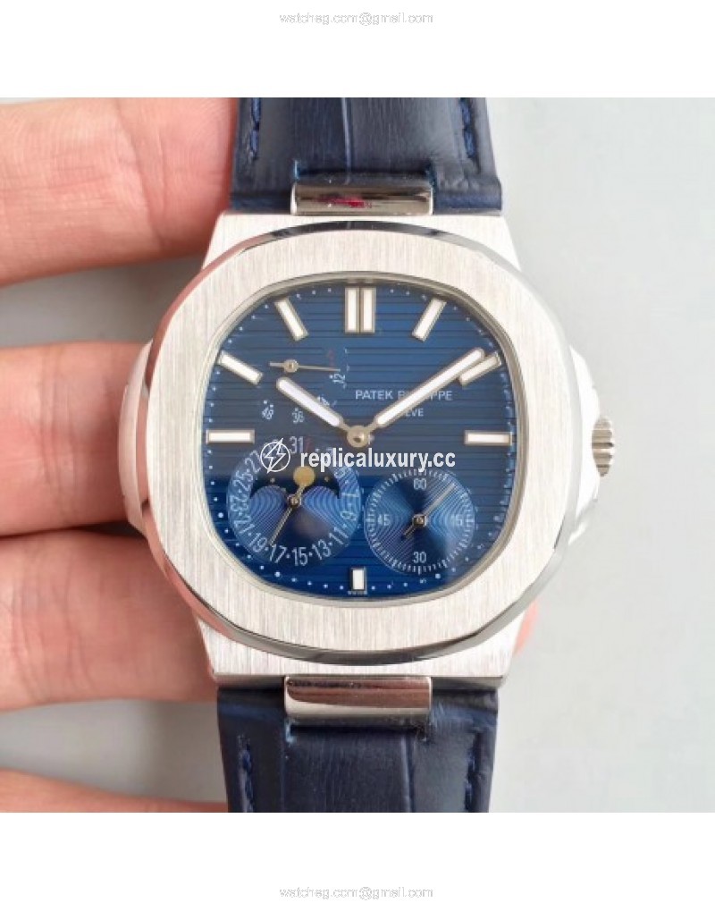 Patek Philippe Nautilus Moonphase 5712G-001 Noob Stainless Steel Blue 