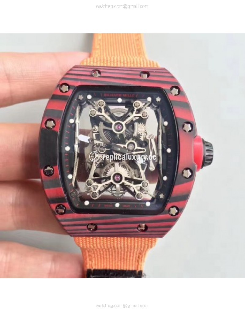 Richard Mille RM50-27-01 NTPT KV Red Forged Carbon Black & Skeleton 