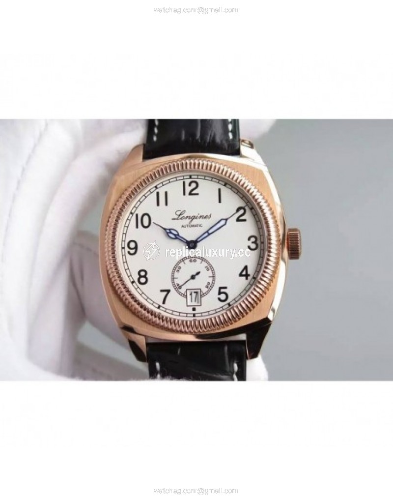 Longines Heritage 1935 Rose Gold White 
