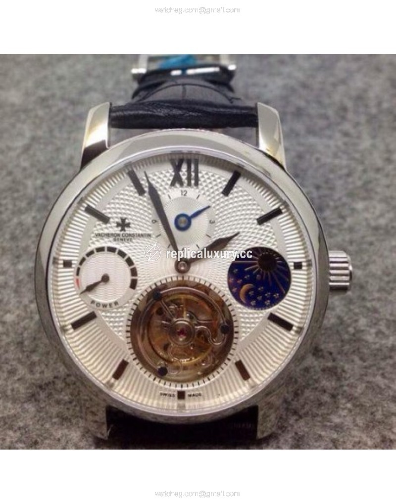 Vacheron Constantin Patrimony Tourbillon Stainless Steel White 