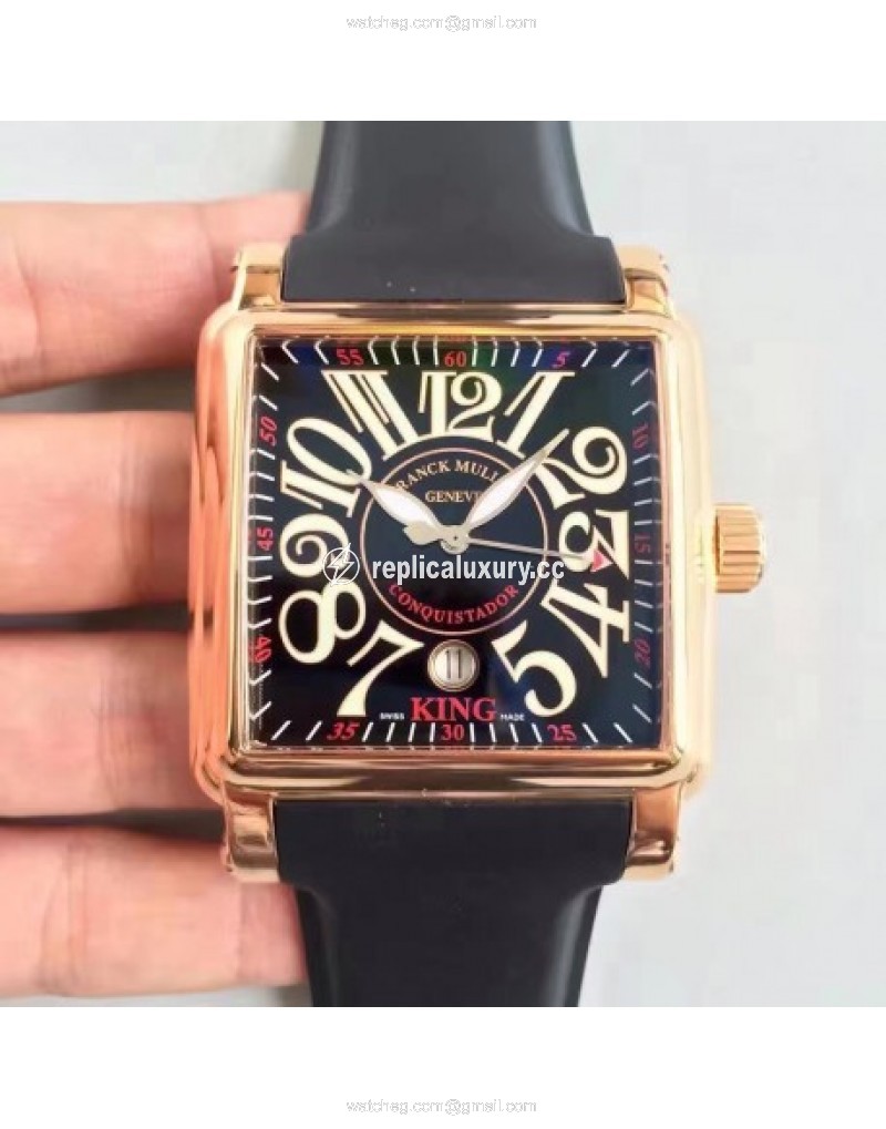 Franck Muller Conquistador Cortez King 10000KSC ZX Rose Gold Black 