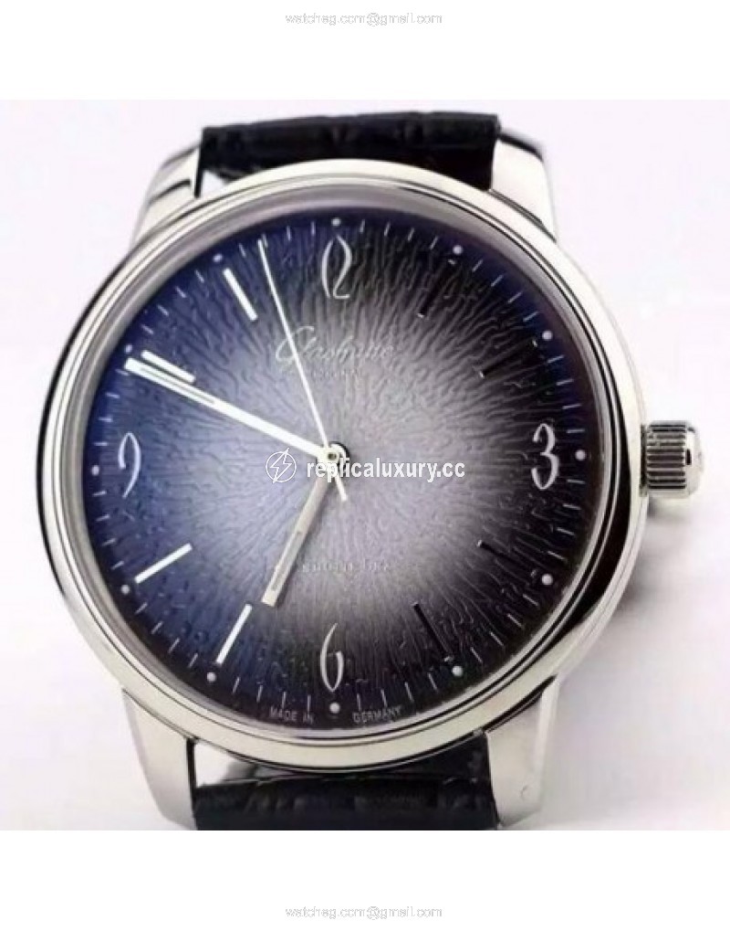 Glashutte Senator Sixties Stainless Steel Gray 