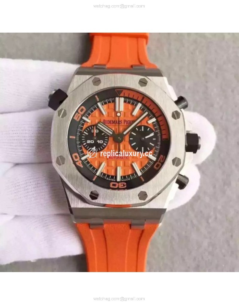 Audemars Piguet Royal Oak Offshore Diver Chronograph 26703ST.OO.A070CA.01 JF Stainless Steel Orange 