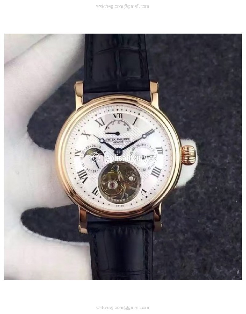 Patek Philippe Grand Complication Tourbillon Rose Gold White 
