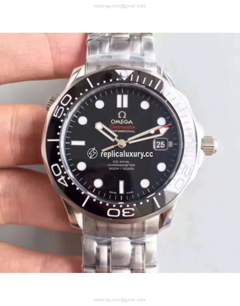 Omega Seamaster Diver 300M 212.30.41.20.01.003 BP Stainless Steel Black 
