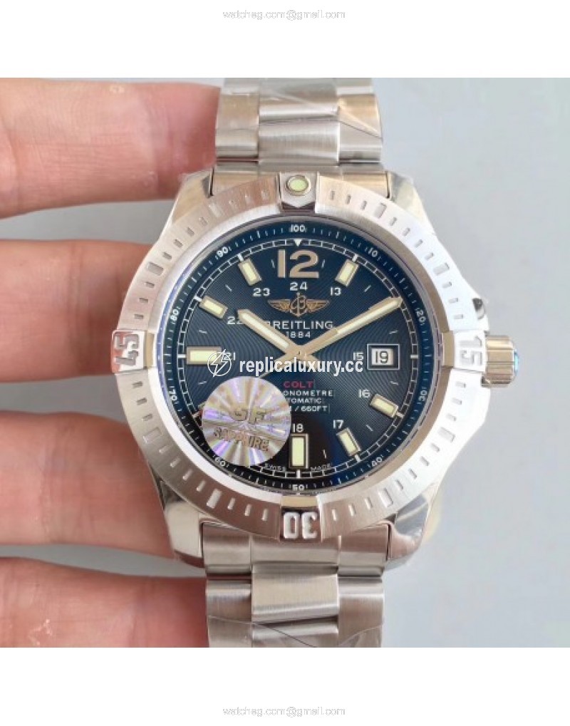 Breitling Colt Automatic 44MM A1738811-BD44-173A GF Stainless Steel Black 