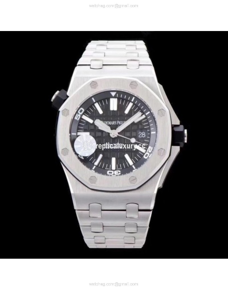 Audemars Piguet Royal Oak Offshore Diver 15703 JF V9.5 Stainless Steel Black 