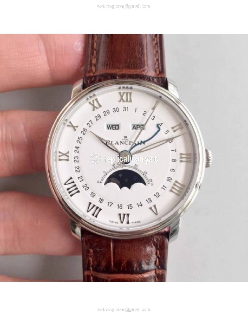 Blancpain Villeret 6654A-1127-55B OM V2 Stainless Steel White 