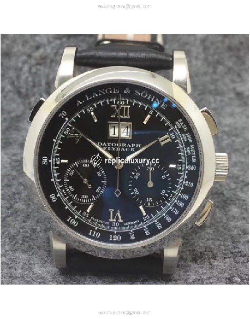 A. Lange & Sohne Datograph Flyback BM Stainless Steel Black 