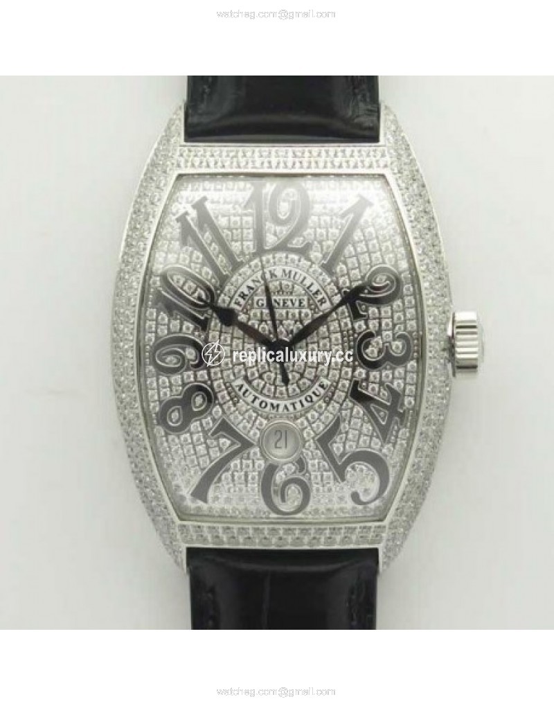 Franck Muller Casablanca 8880 SC DT GF Stainless Steel & Diamonds Diamond 