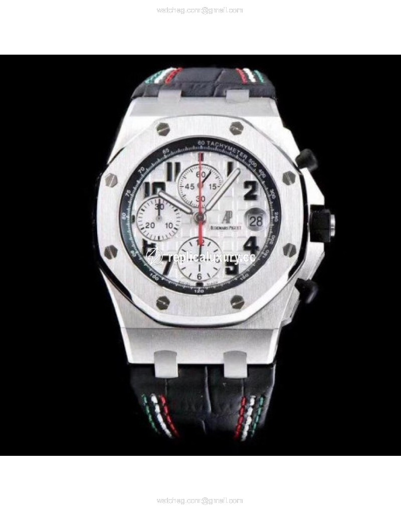 Audemars Piguet Royal Oak Offshore Pride Of Mexico 26297IS.OO.D101CR.01 JF V2 Stainless Steel White 