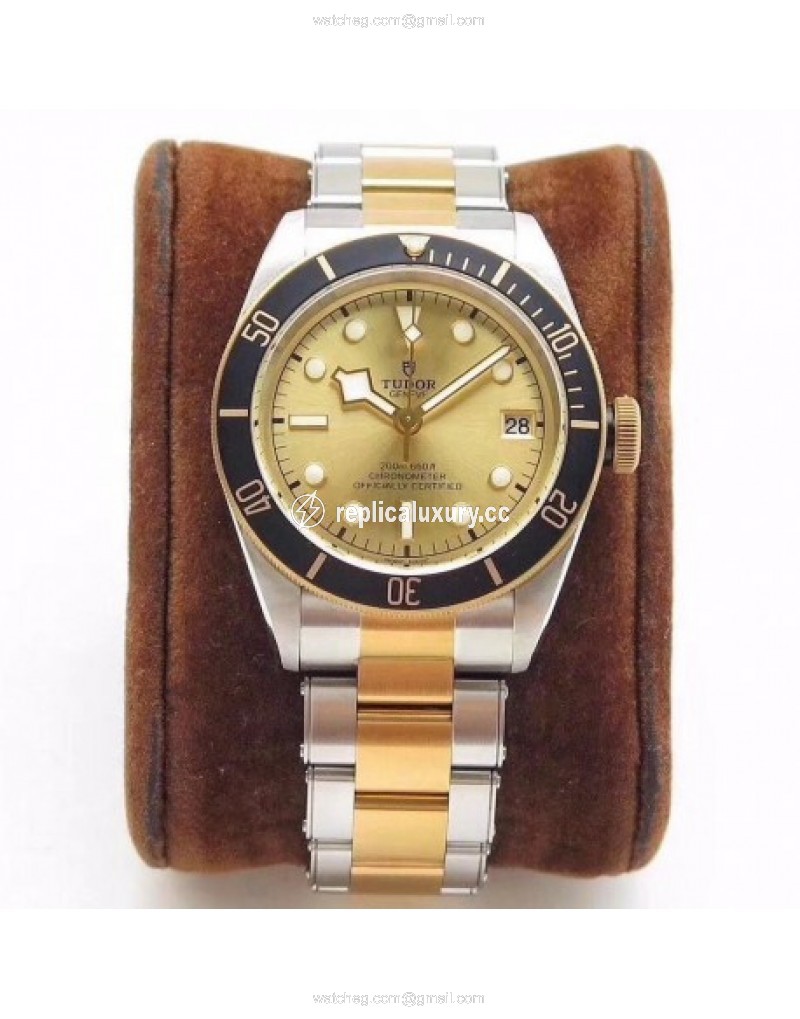 Tudor Heritage Black Bay S&G M79733N-0004 ZF Stainless Steel & Rose Gold Champagne 