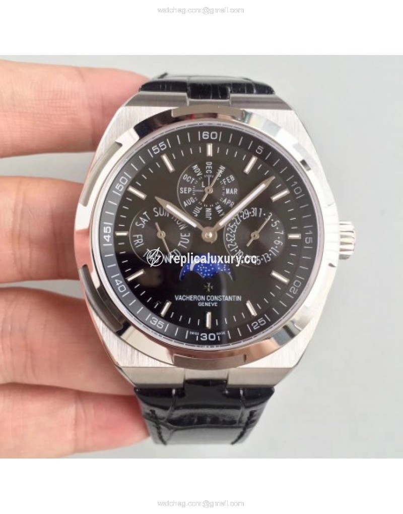 Vacheron Constantin Overseas Ultra Thin Perpetual Calendar 4300V/120G-B102 BF Stainless Steel Black 