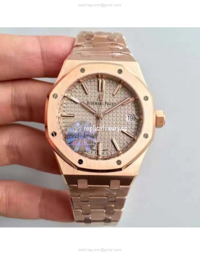 Audemars Piguet Royal Oak 15450 JF Rose Gold Grey 