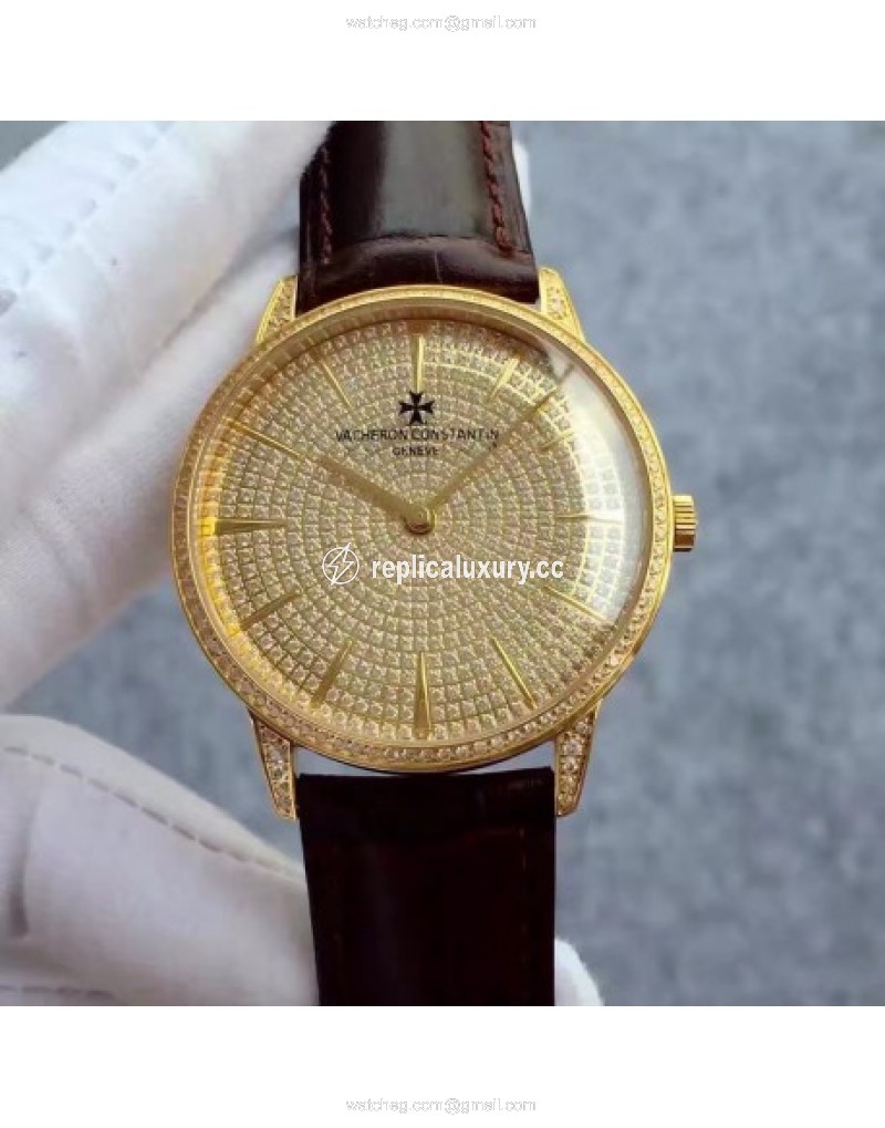 Vacheron Constantin Patrimony 86615/CA2R Yellow Gold & Diamonds Diamonds 