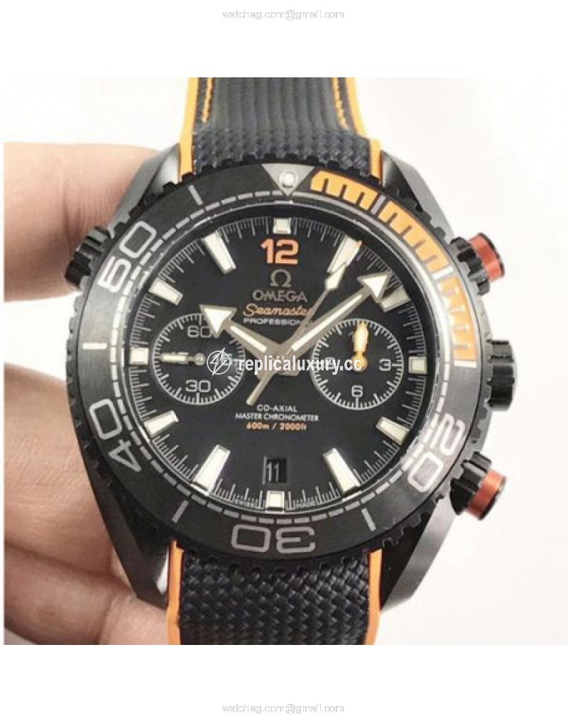 Omega Seamaster Planet Ocean 600M Chronograph Deep Black 215.92.46.51.01.001 OM PVD Black 