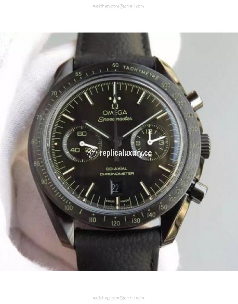 Omega Speedmaster Professional Moonwatch Chronograph PVD Black 