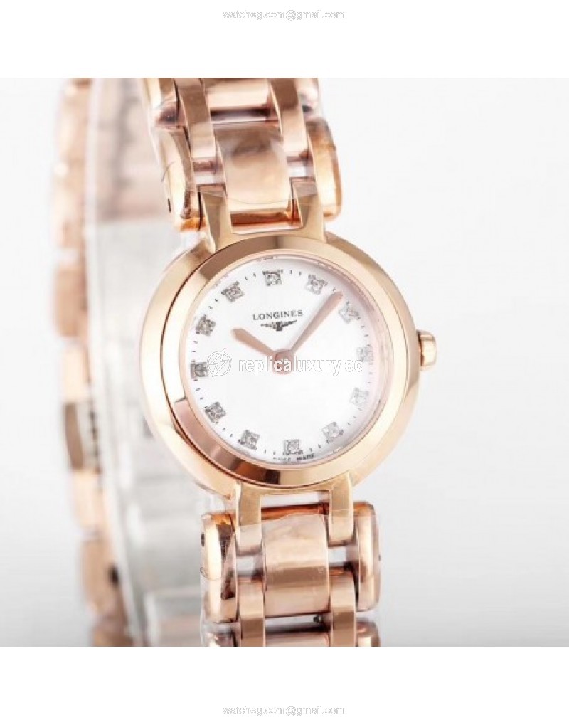Longines Primaluna Ladies KZ Rose Gold Mother Of Pearl 
